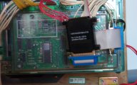 Card Reader Emulator unit installed with optional extension cable
